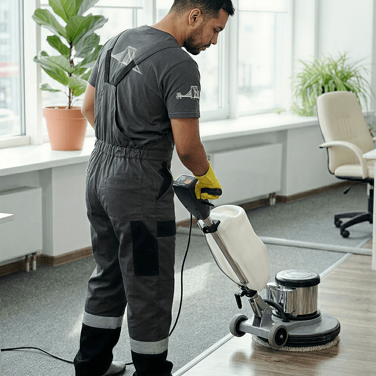 commercial floor cleaning
